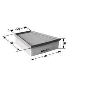 BOSCH F 026 400 324 Filtro aria LAND ROVER FREELANDER, RANGE ROVER EVOQUE, DISCOVERY - 0
